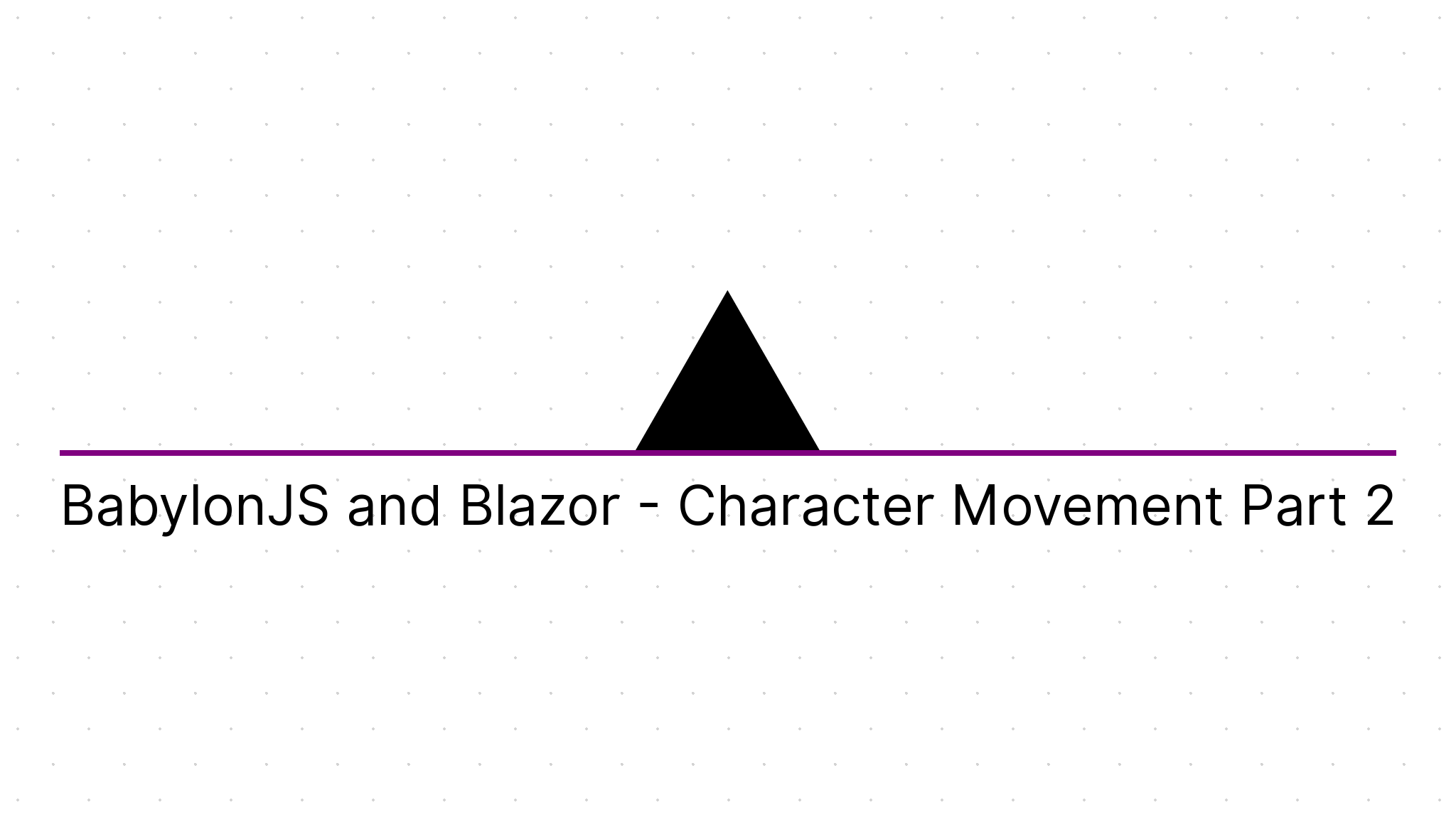 BabylonJS and Blazor - Character Movement Part 2 | Cody's Personal Site