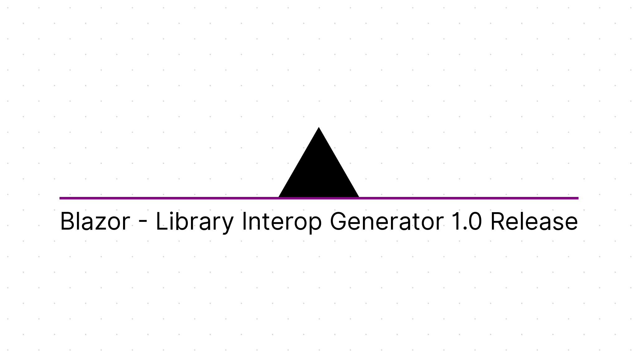 Blazor - Library Interop Generator 1.0 Release | Cody's Personal Site